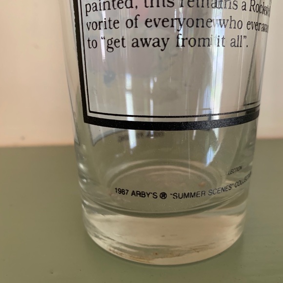 2 Norman Rockwell Collectible Glasses 1987 Arby’s - Picture 6 of 9